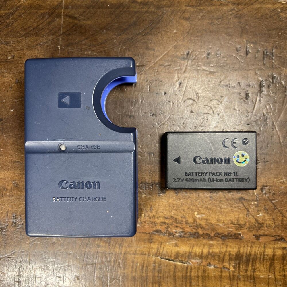 Genuine Canon CB-2LS Battery Charger for NB-1L NB-1LH Battery Powershot IXUS
